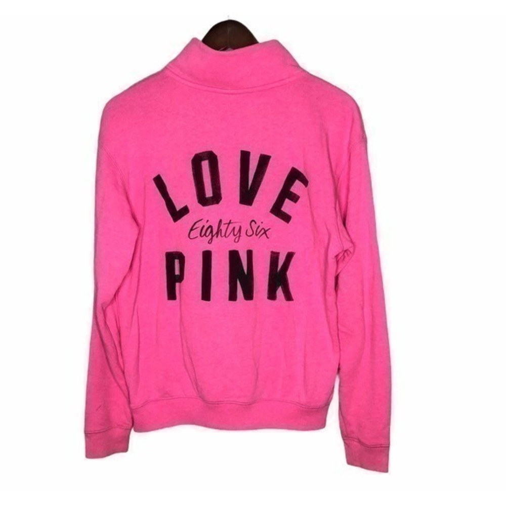 Pink Victoria’s love pink pullover pink sweatshirt